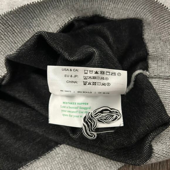 EUC MM LaFleur Becca Pointelle Cotton Silk Knit Tee Gray Medium Short Sleeve Top - Picture 11 of 16